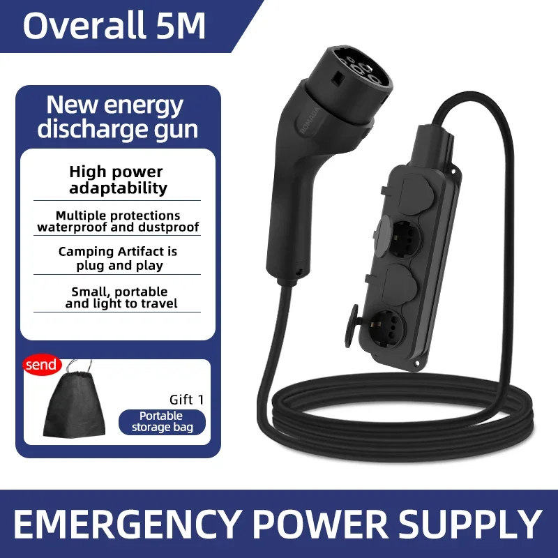Outdoor Power Plug In - Cargador EV portátil para coche eléctrico,