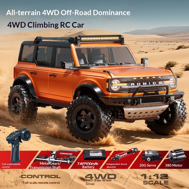 Outdoor Power Brush - Coche teledirigido Hongxing R22 RC 4WD
