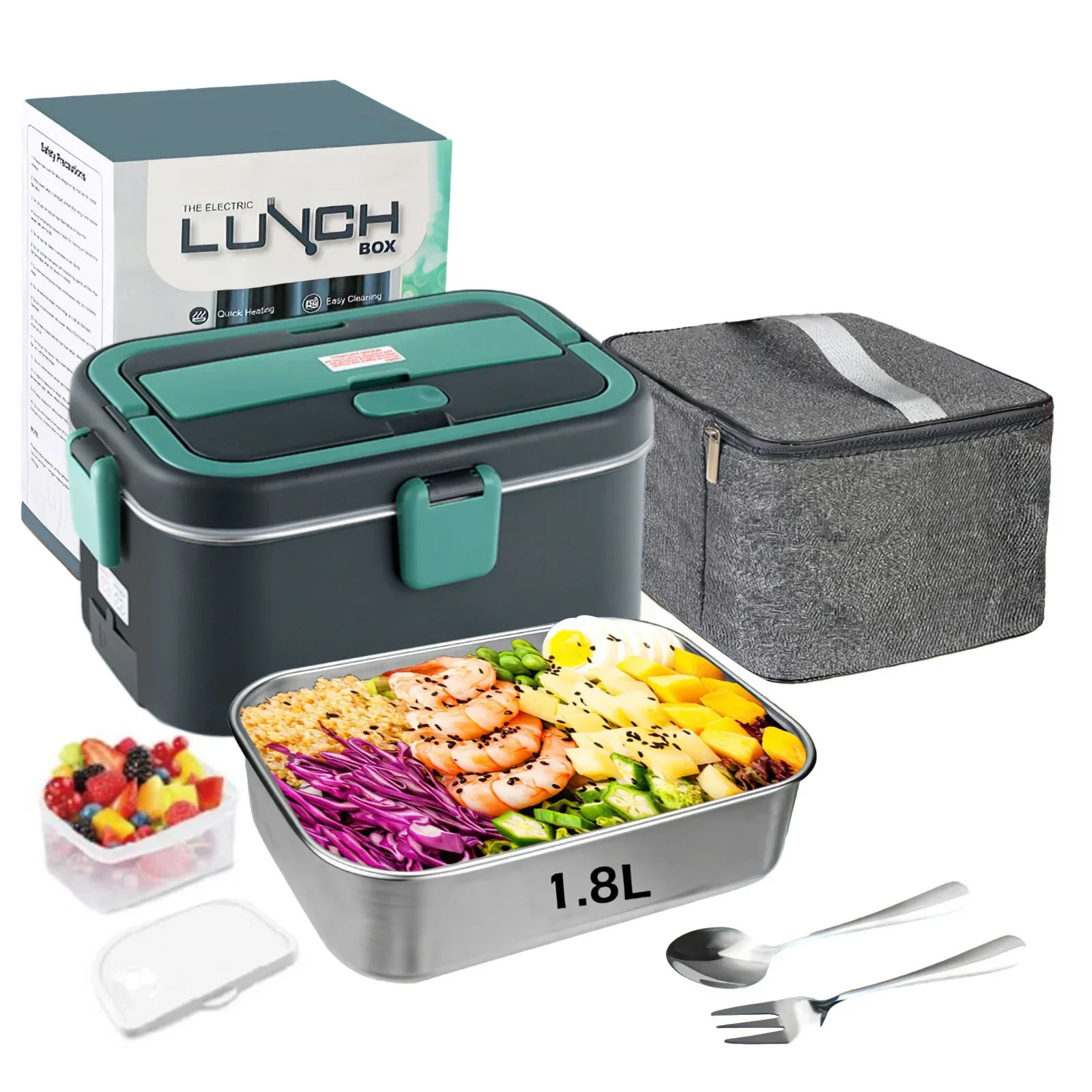 Outdoor Power Pedestal - Fiambrera eléctrica calentador de alimentos 1,8