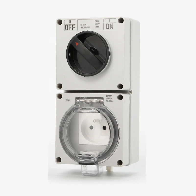 Outdoor Power Inlet Box - Toma de corriente de pared para