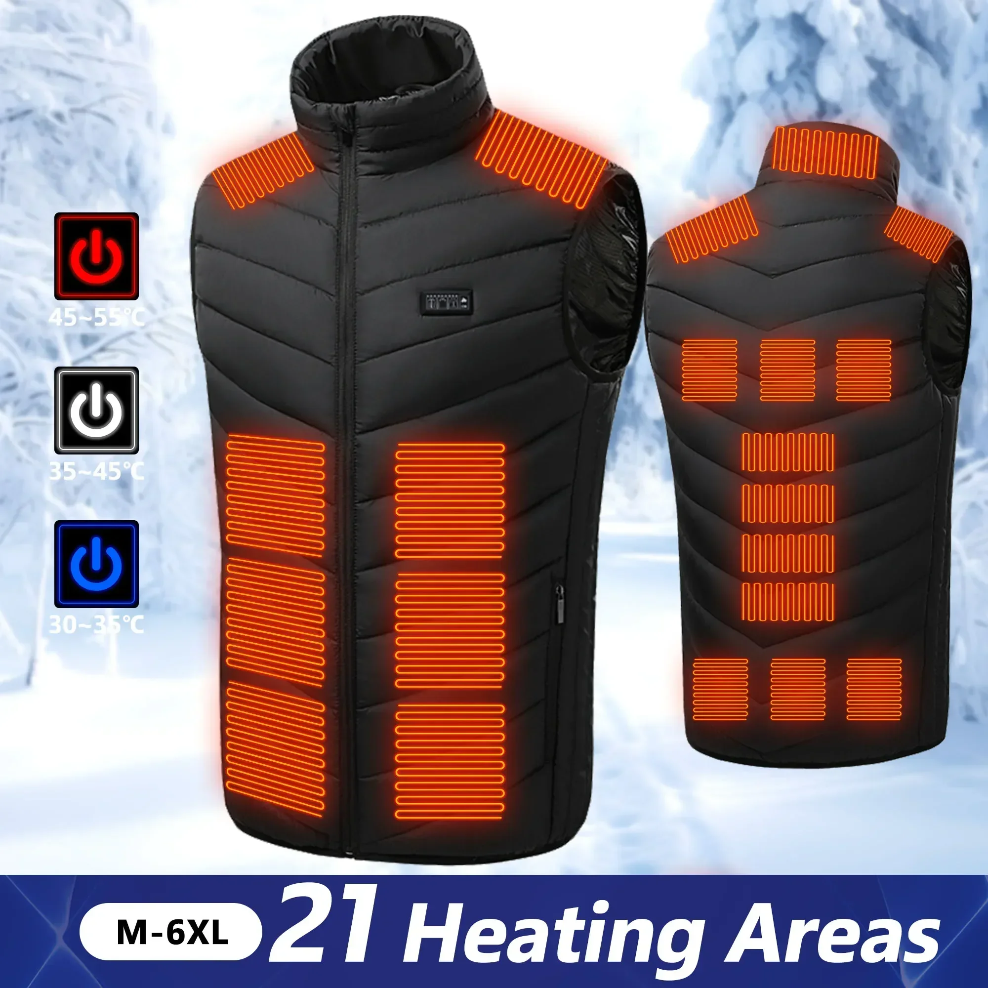 Outdoor Power Pedestal - 21 chaleco calefactable, chaquetas eléctricas con
