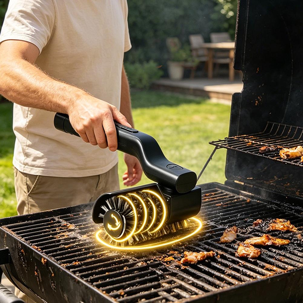 Cepillo Limpiador de Parrilla  - Outdoor Power Grill reseña y precio