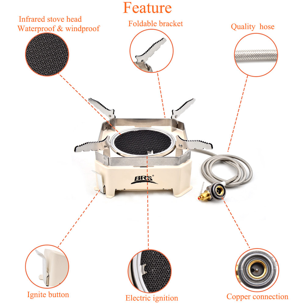 Estufa de Gas Portátil BRS de  - Outdoor Power Grill reseña y precio
