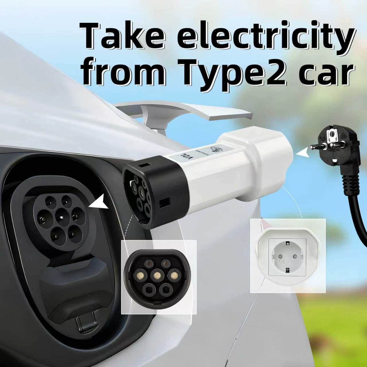 EVqiaoyi Enchufe de descarga V - Outdoor Power Plug In reseña y precio