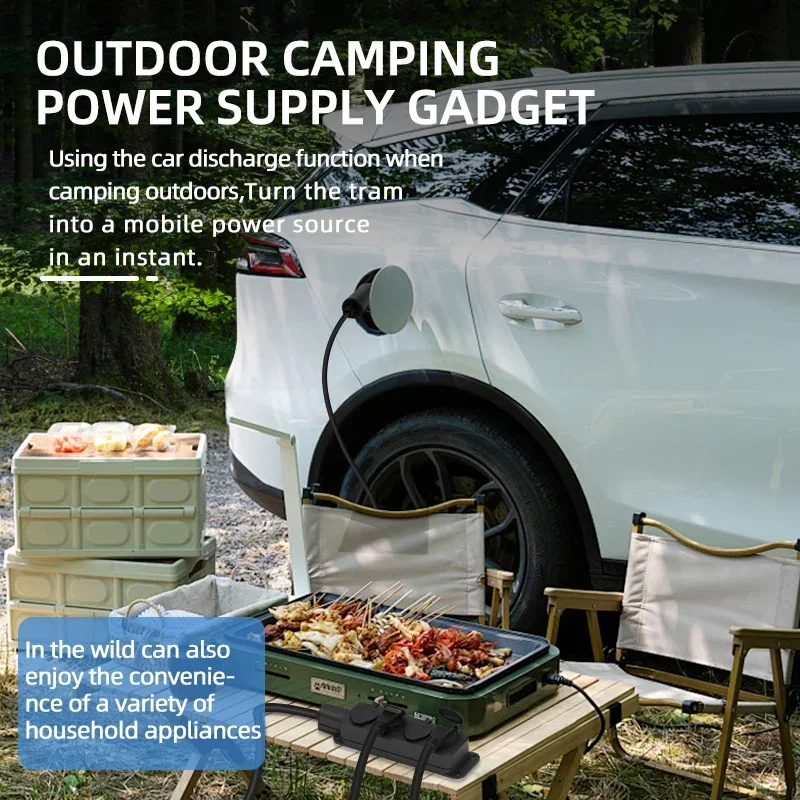Cargador EV portátil para coch - Outdoor Power Plug In reseña y precio