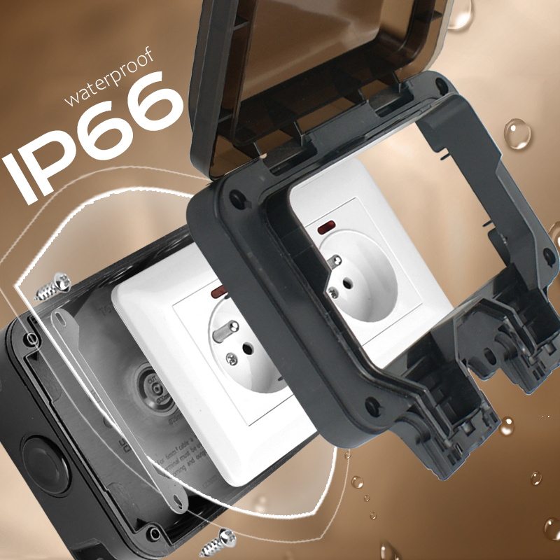 Avoir-Enchufes de doble potenc - Outdoor Power Inlet Box reseña y precio