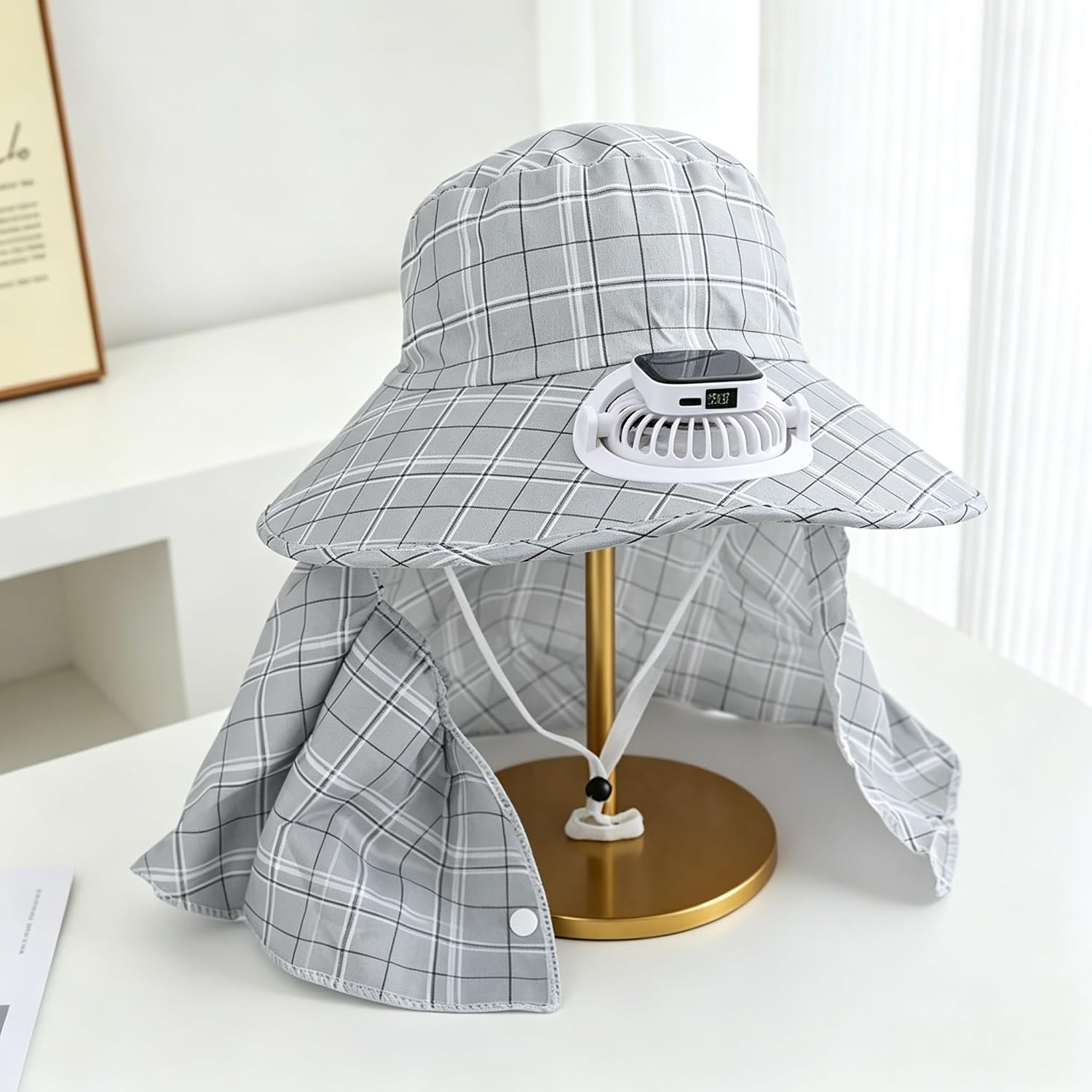 1PC Sombrero con Ventilador de - Outdoor Power Fan reseña y precio