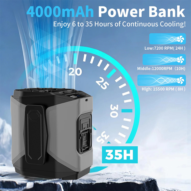 Ventilador portátil para colga - Outdoor Power Fan reseña y precio