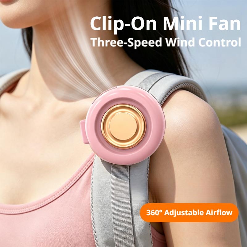 Ventilador portátil con clip,  - Outdoor Power Fan reseña y precio