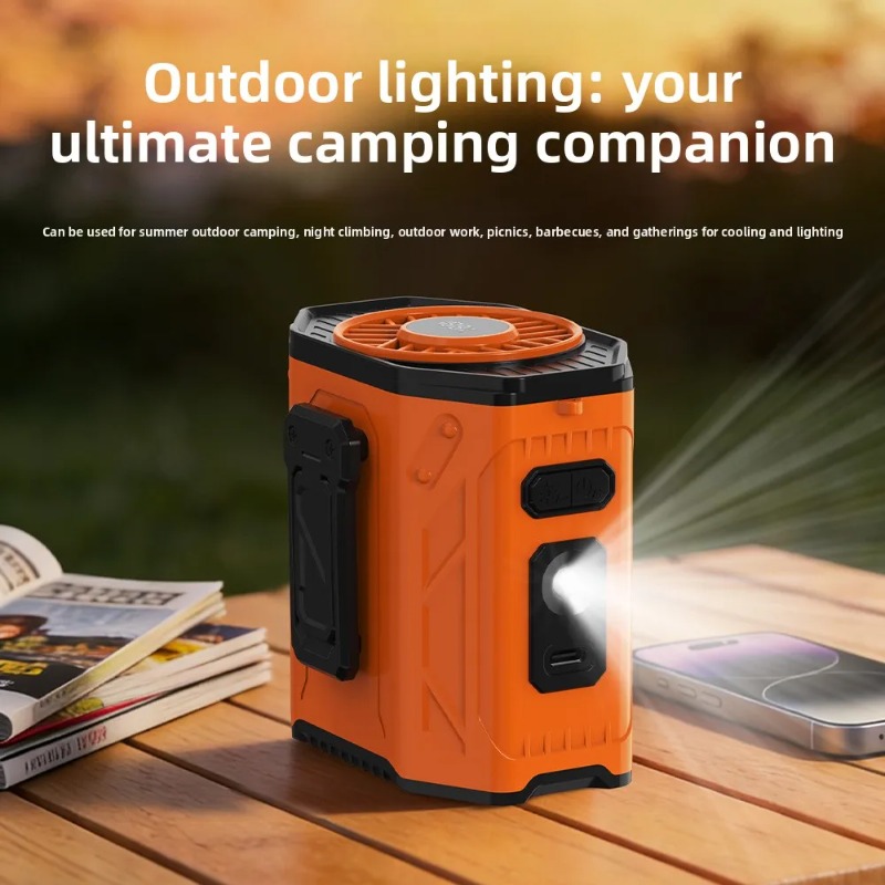 Ventilador de cuello recargabl - Outdoor Power Fan reseña y precio
