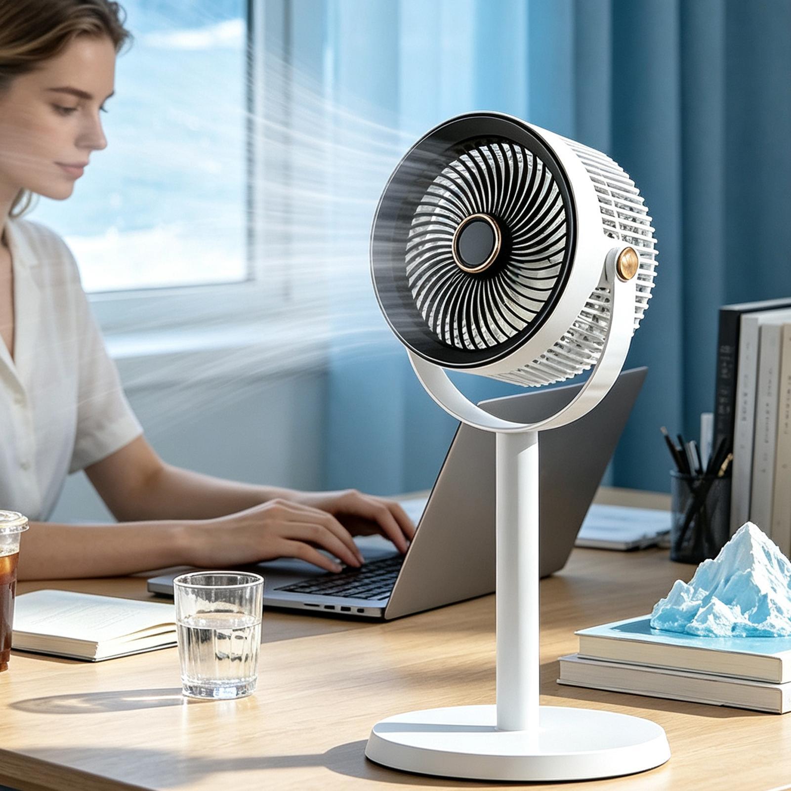 Ventilador de pie recargable d - Outdoor Power Pedestal reseña y precio