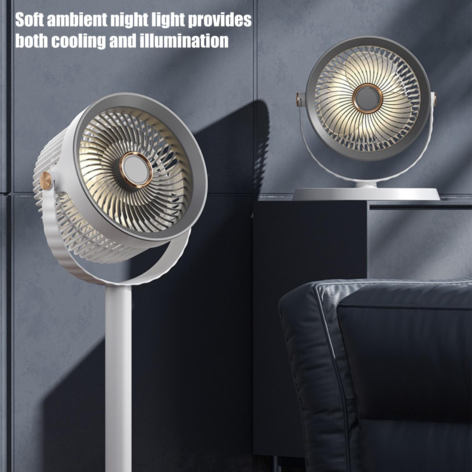 Ventilador de pie recargable d - Outdoor Power Pedestal reseña y precio