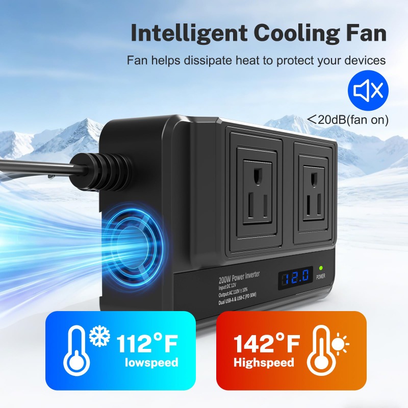 Inversor de corriente para coc - Outdoor Power Adapter Usb reseña y precio