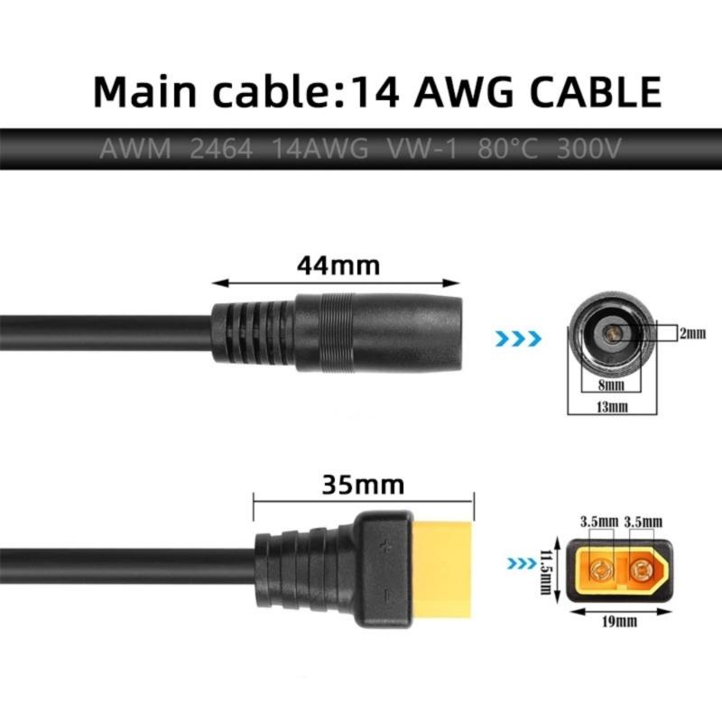 Cable adaptador Y1UB XT60 mach - Outdoor Power Adapter Usb reseña y precio