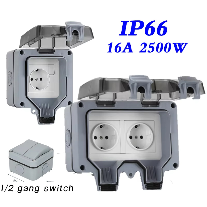 Enchufes impermeables de pared - Outdoor Power Inlet Box reseña y precio