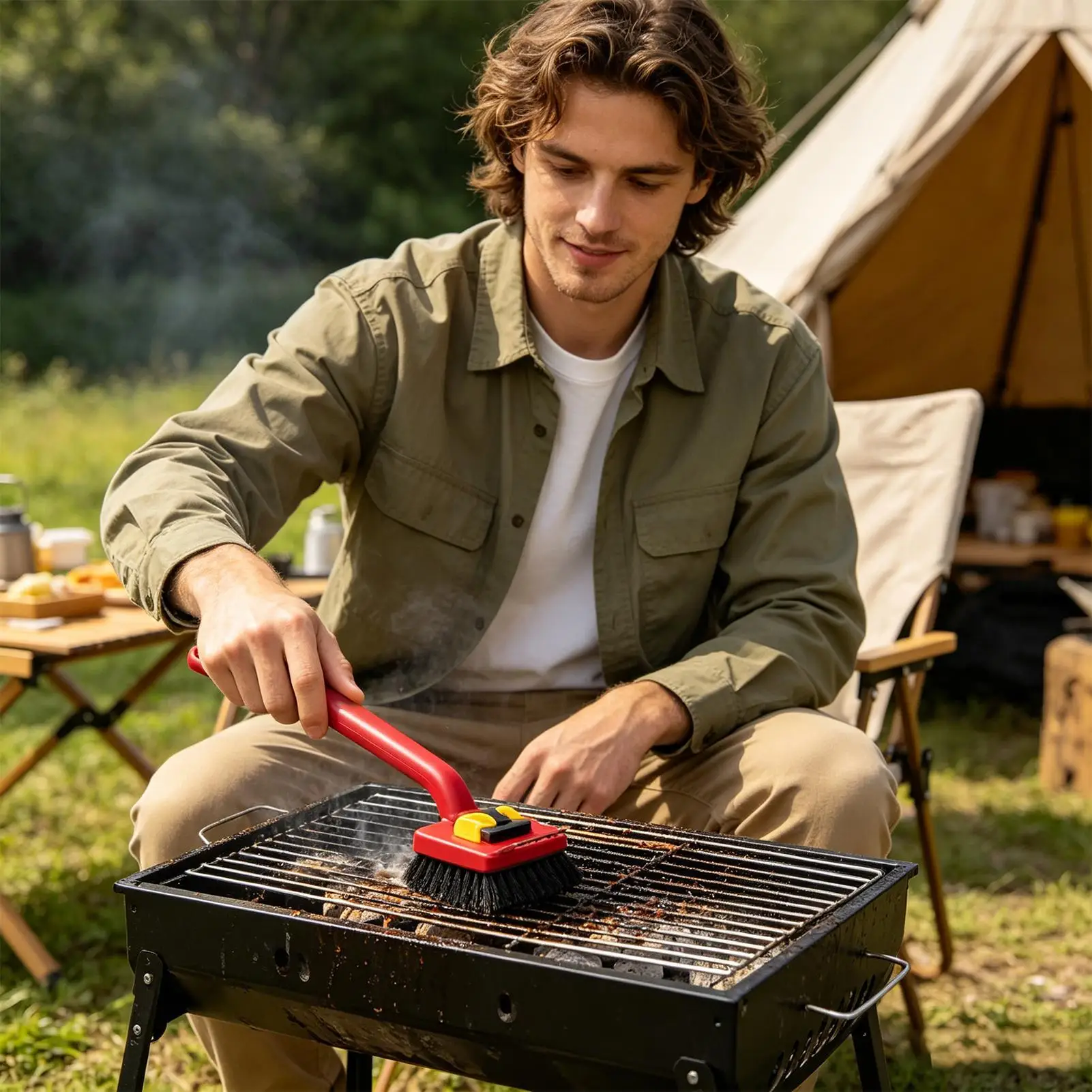 Cepillo Eléctrico para Parrill - Outdoor Power Grill reseña y precio