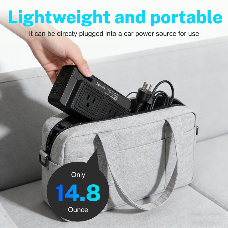 Inversor de Corriente para Aut - Outdoor Power Adapter Usb reseña y precio