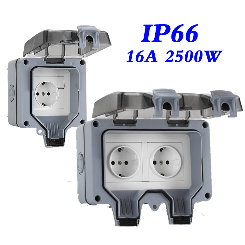 Enchufes impermeables de pared - Outdoor Power Inlet Box reseña y precio