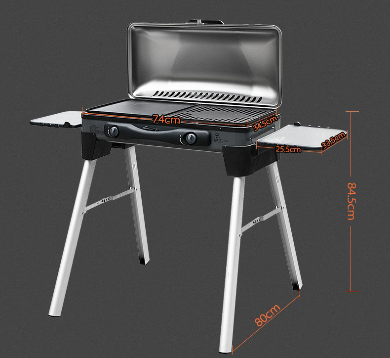 Parrilla de barbacoa de Gas de - Outdoor Power Grill reseña y precio