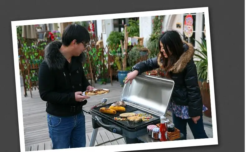 Parrilla de barbacoa de Gas de - Outdoor Power Grill reseña y precio