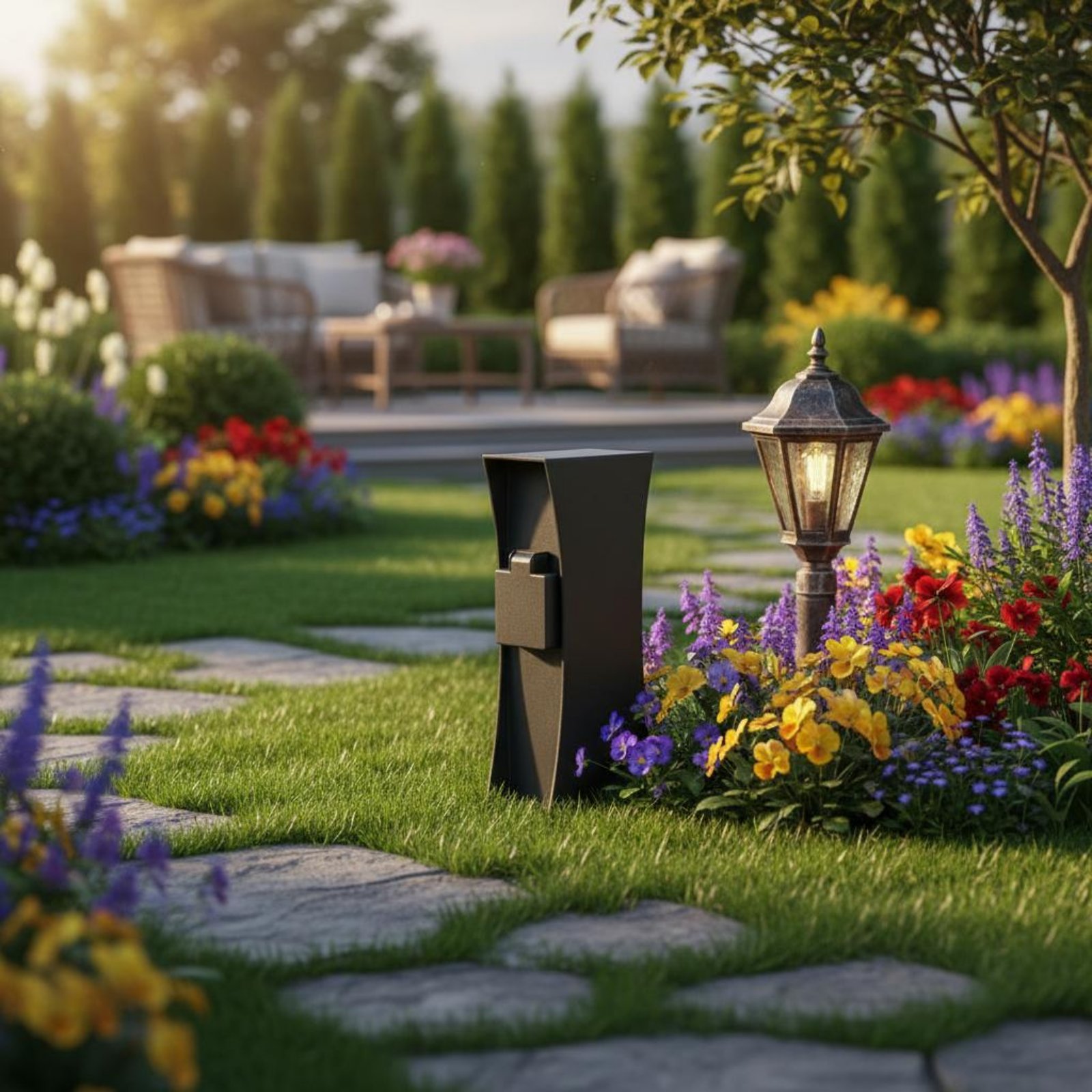 Poste de Enchufe Eléctrico par - Outdoor Power Pedestal reseña y precio