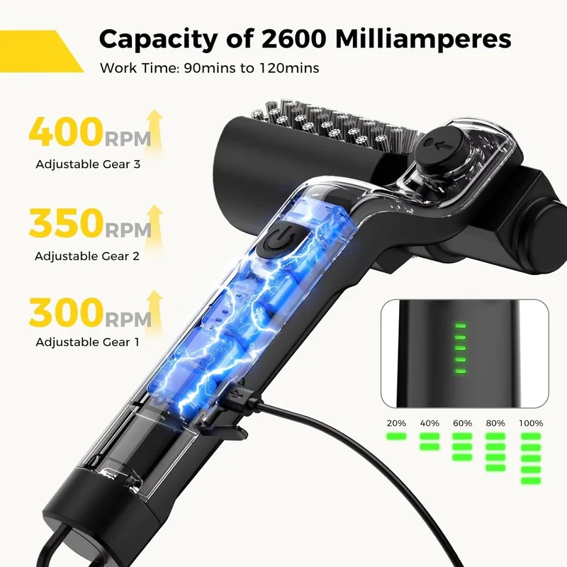 Cepillo Eléctrico Inalámbrico  - Outdoor Power Brush reseña y precio