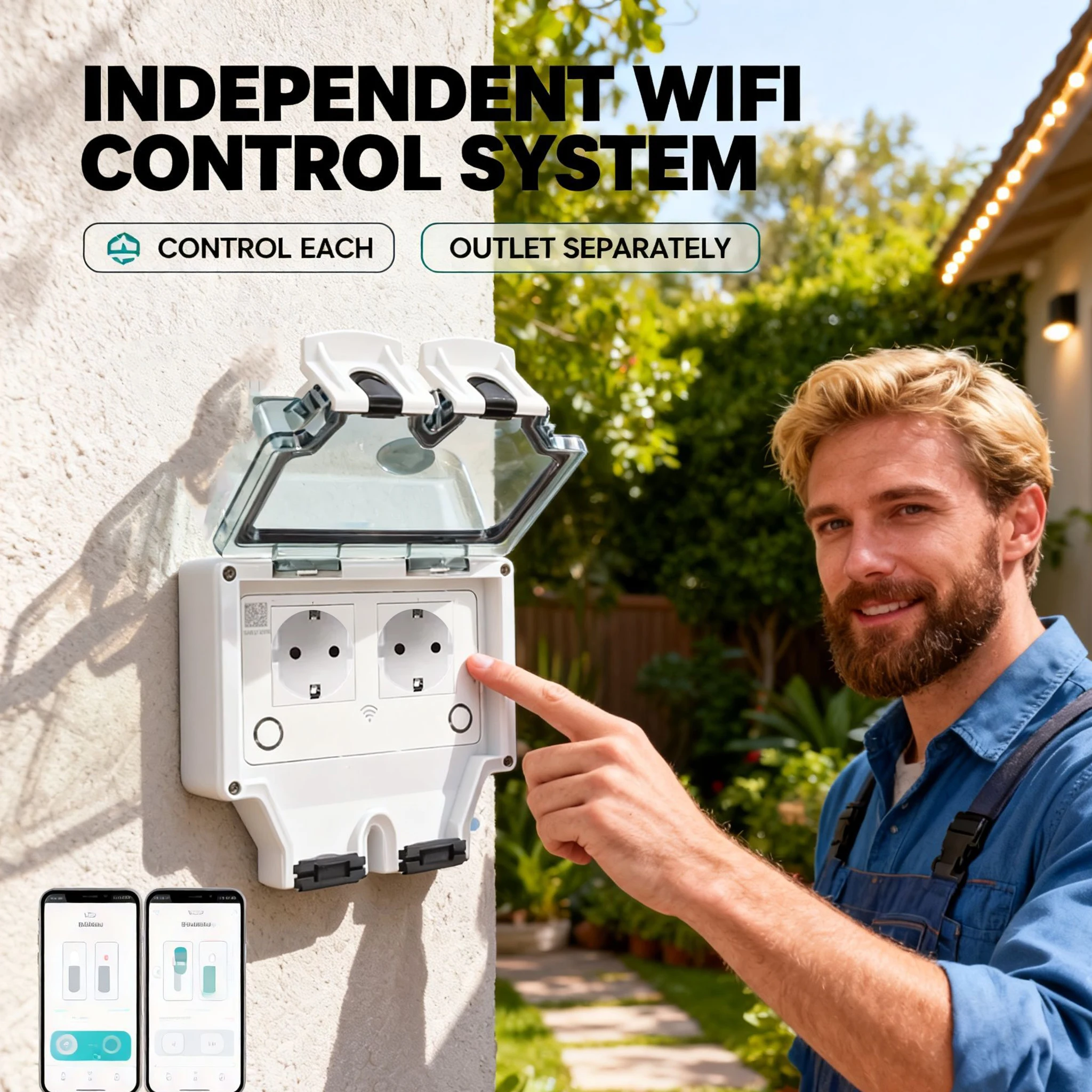 Toma de corriente de pared imp - Outdoor Power Inlet Box reseña y precio
