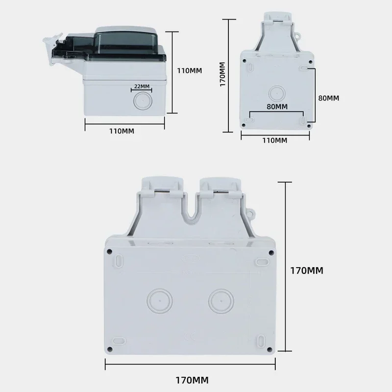 Toma de corriente de pared imp - Outdoor Power Inlet Box reseña y precio