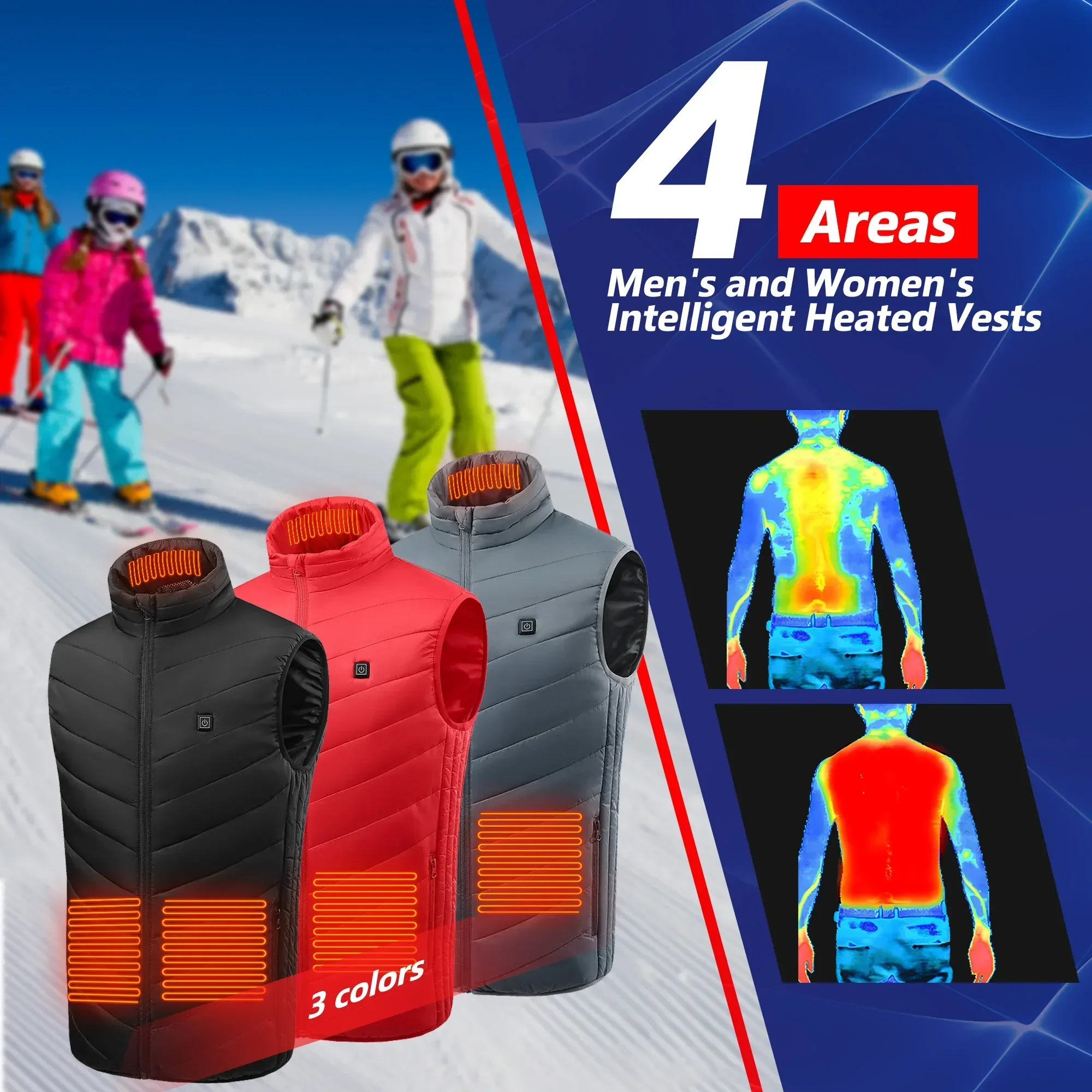 21 chaleco calefactable, chaqu - Outdoor Power Pedestal reseña y precio