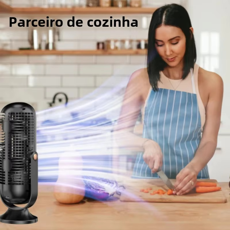 Ventilador pequeño portátil de - Outdoor Power Pedestal reseña y precio